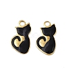 304 Stainless Steel Enamel Charms STAS-L290-37A-G-1