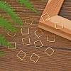 Square Brass Linking Rings X-EC03010mm-G-5