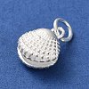 925 Sterling Silver Sea Animal Shell Shape Charms STER-E071-02S-03-2