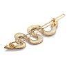 Alloy Rhinestone Hair Barrettes PHAR-B085-02G-4