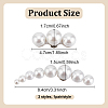 2 Pairs 2 Styles Alloy Shoe Buckle Clips FIND-GO0003-49-2