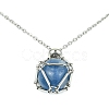 Tarnish Resistant 304 Stainless Steel Macrame Pouch Braided Gemstone Holder NJEW-JN04468-01-2