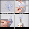 Transparent Acrylic Drawer Knobs FIND-WH0290-22-3