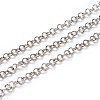 Tarnish Resistant 304 Stainless Steel Rolo Chains CHS-E016-02G-P-1