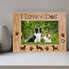 Rectangle with Dog & Word Wooden Photo Frames AJEW-WH0292-005-7