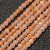 Natural Sunstone Beads Strands G-K182-2mm-13-1
