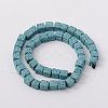 Synthetic Lava Rock Bead Strands G-N0104-8mm-14-2