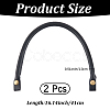 2Pcs PU Imitation Leather Bag Handles DIY-CL0001-62A-2