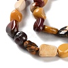 Natural Mookaite Beads Strands G-P497-01C-10-4