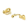 Brass Clip-on Earring Findings KK-Z030-15G-2