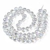 Electroplate Glass Beads Strand X-EGLA-S188-22-B03-3
