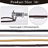 5M Braided Round PU Leather Jewelry Cord OCOR-GF0004-96B-02-2