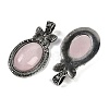 Natural Rose Quartz Pendants G-I370-09AS-06-2