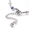 304 Stainless Steel Link Bracelets BJEW-M203-03P-3