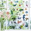 8 Sheets 8 Styles PVC Waterproof Wall Stickers DIY-WH0345-049-5