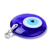 Handmade Evil Eye Lampwork Pendants LAMP-C001-02C-3