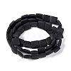 Transparent Frosted Glass Beads Strands X-FGLA-S001-01F-2