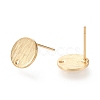 Brass Stud Earring Findings KK-F820-41G-2