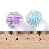 UV Plating Iridescent Transparent Acrylic Bead in Bead OACR-H112-08C-3