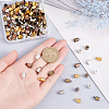 150Pcs 5 Colors Brass Cord Ends FIND-SC0002-83-3