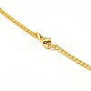 304 Stainless Steel Curb Chain/Twisted Chain Necklace Making X-STAS-A028-N108G-3