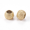 Ion Plating(IP) 304 Stainless Steel Textured Beads STAS-I081-4mm-04G-2
