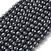 Terahertz Stone Beads Strands G-G048-A01-02-1
