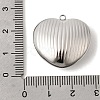 304 Stainless Steel Pendants STAS-B128-11B-P-3