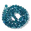 Electroplate Transparent Glass Beads Strands LS-EGLA-A035-T10mm-L12-2