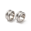 Non-Tarnish 304 Stainless Steel European Beads STAS-H214-05P-2