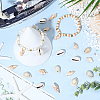DIY 100Pcs 2 Styles Natural Shell Pendants Necklaces Making Kits DIY-SC0033-11-4