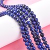 Natural Lapis Lazuli Beads Strands G-G099-6mm-7-6