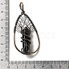 Natural Obsidian Double Terminal Pointed Faceted Bullet Big Pendants G-Q015-01A-3