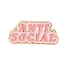 Anti Social Enamel Pin JEWB-K035-01KCG-1