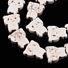 Synthetic Turquoise Beads Strands UNKW-T001-09-3