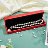 Rectangle PU Leather Necklace  Storage Boxes with Velvet Inside CON-WH0094-31D-02-4