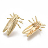 Brass Earring Findings KK-S356-052G-NF-2