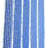 Electroplate Glass Beads Strands EGLA-A044-P6mm-B17-2