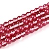 Baking Paint Transparent Glass Beads X1-DGLA-N011-6mm-06-1