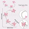2Pcs 2 Styles Bling Butterfly Cuff Earrings EJEW-SC0001-26B-2