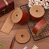 2M Flat AB Grade Cowhide Leather Cord AJEW-WH0479-73D-01-4