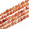 Natural Red Aventurine Beads Strands G-D0002-B30-1