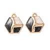 Alloy Enamel Pendants FIND-K030-02D-G-1