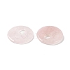 Natural Rose Quartz Pendants G-C140-10C-2