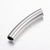Tarnish Resistant 304 Stainless Steel Curved Tube Beads STAS-P128-01-2