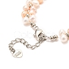 Natural Fresh Water Pearl Beaded Bracelets BJEW-D447-08G-01-4