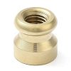 Golden Tone Round Wax Seal Brass Stamp Heads AJEW-M040-01G-R-3