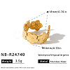 304 Stainless Steel Cuff Open Rings for Women WG51A71-03-1