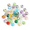 Faceted Transparent Glass Beads GLAA-E047-01B-2