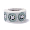 Flat Round Paper Thank You Stickers DIY-C042-12B-2